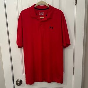Under Armour Red Polo Shirt